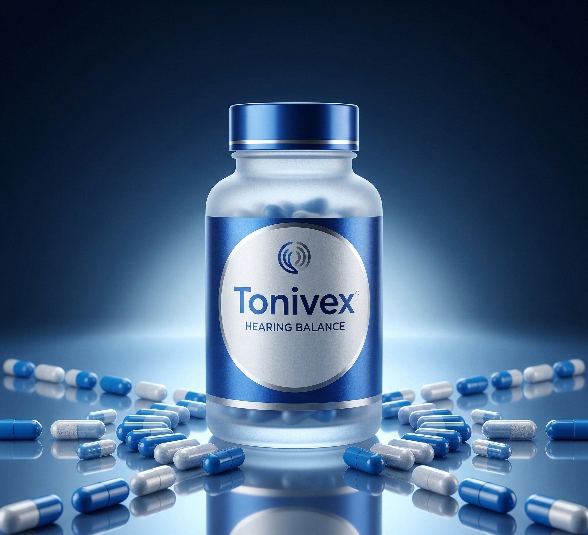 Tonivex – výživový doplnok na podporu sluchu, fľaša 60 kapsúl